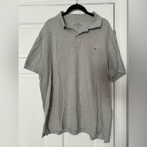 Vineyard Vines Gray Polo Shirt Soft Cotton Casual
